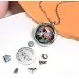 AZNECK Floating Living Memory Locket Necklace Inspirational Charms Pendant Family Tree of Life Personalized Birthday Gifts for Her AZNECK Floating Living Memory Locket Necklace Inspirational Charms Pendant Family Tree of Life Personalized Birthday Gifts for Her