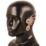 Touchstone''Devsena Bahubali Manikarnika Collection Indian Bollywood Designer Jewelry Earrings with Beads for Women in Antique Gold Tone