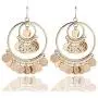 YANCHUN Gypsy Chandelier Coin Dangle Earrings Vintage Disc Ethnic Drop Earring for Women YANCHUN Gypsy Chandelier Coin Dangle Earrings Vintage Disc Ethnic Drop Earring for Women