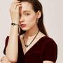 FindChic Handcuff Necklace Padlock Pendant Customized Handcuff Bracelet Partners in Crime Stainless Steel 18K Gold Plated Curb Chain Interlocking 18inch Friendship Statement Necklace for Girls & Women