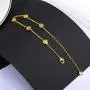 LVYE Small Tennis Bracelets Link Bracelets CZ Jewelry Sterling Silver and Gold Plated Bracelet Oval and Heart for Women and Girls