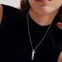 YSAHan Stainless Steel Cube Bar Urn Necklace Rectangle Pendant 12 Birthstone Cremation Memorial Jewelry for Women Filler Kit