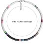 2 Pcs Heishi Surfer Choker Necklace Boho Jewelry Colorful African Vinyl Disc Beads Necklaces for Women Girls Handmade Summer Beach Collar Necklace for Holidays …