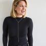 Gorgeous Y Necklace for Women | Gold Bar Necklace | Candace Cameron Designed Lariat Necklaces | Gold Necklaces for Women | Drop Necklaces for Women | 14k Gold Necklace | Front Adjustable Long Chain Necklace