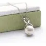 Pearl Necklace Infinity Pendant Freshwater Cultured/Tahitian Black Pearl Necklace with Sterling Silver Chain Gift for Women Girls Valentines Day Pearl Necklace Infinity Pendant Freshwater Cultured/Tahitian Black Pearl Necklace with Sterling Silver Chain Gift for Women Girls Valentines Day