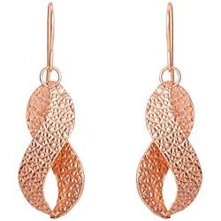 Ellen Tracy Jewelry for Women Sterling Silver Twist French Wire Earrings