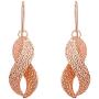 Ellen Tracy Jewelry for Women Sterling Silver Twist French Wire Earrings