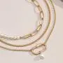 Denifery Bohemia Layered Choker Necklace Pearl Necklace Charm Pendant Choker Chunky Link Chain Dancing Party Travel Costume Jewelry for Women and Girls (Gold A) Denifery Bohemia Layered Choker Necklace Pearl Necklace Charm Pendant Choker Chunky Link Chain Dancing Party Travel Costume Jewelry for Women and Girls (Gold A)