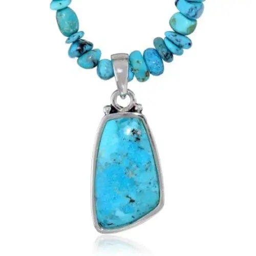 Barse ''Basics'' Turquoise Drop Pendant Necklace, 16''