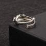 Fashion Frog Rings Silver Cute Animal Finger Frog Open Ring for Women Girls Boys Party Jewelry Gifts