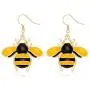 NOUMANDA Gold Insect Honey Bee Necklace Crystal Bumblebee Pendant Earrings Sets for Women Jewelry NOUMANDA Gold Insect Honey Bee Necklace Crystal Bumblebee Pendant Earrings Sets for Women Jewelry