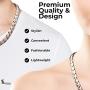 Elegant Titanium Magnetic Therapy Necklace Pain Relief for Neck Arthritis Migraine Headaches Shoulders and Back