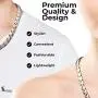 Elegant Titanium Magnetic Therapy Necklace Pain Relief for Neck Arthritis Migraine Headaches Shoulders and Back