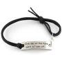 Luvalti “One Day All The Hard Work Will Pay Off” Pendant Leather Bracelet - Friends Family Jewelry Gift - 10’’