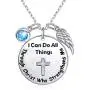 925 Sterling Silver Faith Hope Religious Jewelry Cross Necklace With God All Things Are Possible Inspirational for Women Girls Teens 925 Sterling Silver Faith Hope Religious Jewelry Cross Necklace With God All Things Are Possible Inspirational for Women Girls Teens