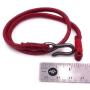 Mens Cord Double Wrap Bracelet - Red Handcrafted in USA