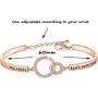 KUIYAI My Story isn’t Over Yet Bracelet Self Harm Awareness Survivor Gift Inspirational Jewelry