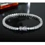 VOLUKA Cubic Zirconia Tennis Bracelet for Women White Gold/Gold/Rose Gold Plated CZ Bracelets for Men Girls 7.5in VOLUKA Cubic Zirconia Tennis Bracelet for Women White Gold/Gold/Rose Gold Plated CZ Bracelets for Men Girls 7.5in