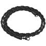 Stainless Steel 4mm Twist Rope Chain Necklace, 22'' Inches-28'' Inches