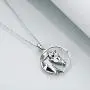 ONEFINITY Horse Necklace Sterling Silver Origami Horse Pendant Necklace Valentines Day Gifts for Women Wife Girlfriend