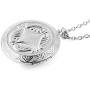 Shop LC Delivering Joy Locket Chain Pendant Necklace Women Jewelry for Gifts Stainless Steel Blue Goldstone Fashion Size 24''