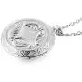 Shop LC Delivering Joy Locket Chain Pendant Necklace Women Jewelry for Gifts Stainless Steel Blue Goldstone Fashion Size 24''
