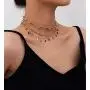ALAIX Womens Gold Chain Choker Necklace Multilayer Long Necklace Hiphop Style Detachable Colourful Necklace for Women Teen Girls ALAIX Womens Gold Chain Choker Necklace Multilayer Long Necklace Hiphop Style Detachable Colourful Necklace for Women Teen Girls