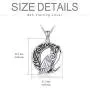 VENACOLY Owl Gifts for Owl Lovers Sterling Silver Owl Necklace Celtic Knot Owl On Moon Pendant Owl Jewelry for Women VENACOLY Owl Gifts for Owl Lovers Sterling Silver Owl Necklace Celtic Knot Owl On Moon Pendant Owl Jewelry for Women