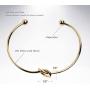 PAVOI 14K Gold Plated Forever Love Knot Infinity Bracelets for Women | Gold Bracelet for Women
