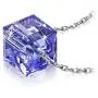 NINASUN Mothers Day Cube Square Crystal Necklace With 925 Sterling Silver Chain＆Crystal from Austria Pendant Necklace for Women Girls