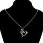 Silver Musical Note Necklace Pendant Treble Clef Music Jewelry for Women Girlfriend Daughter
