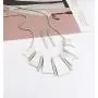HSWE Statement Collar Necklace Bar Drop Earrings Set for Women Enamel Tricolor Bib Necklace Choker Necklace HSWE Statement Collar Necklace Bar Drop Earrings Set for Women Enamel Tricolor Bib Necklace Choker Necklace
