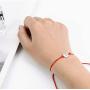 Pipitree Friendship Bracelet Charm Bracelet for Best Friends - Bracelet Gift Card Braided Wish Bracelet for You Care Everyone（4Pcs）
