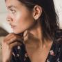 HONEYCAT Link Bar Earrings in Gold, Rose Gold, or Silver | Minimalist, Delicate Jewelry (Gold)