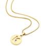 Gold Letter Necklace Steel Chain A-Z Birthday Gift For Men/Women/Boy/Girl Pendant Necklaces