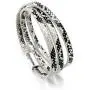 HUNO Multilayer Leopard Textured Cuff Bracelets Magnetic Buckle Snakeskin PU Leather Wrap Cuff Bangle for Women Girls HUNO Multilayer Leopard Textured Cuff Bracelets Magnetic Buckle Snakeskin PU Leather Wrap Cuff Bangle for Women Girls