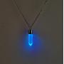 LED Light up Crystal Pendant Necklace - Glow crystal jewelry Necklace (multicolor)