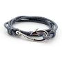 Fashionsupermarket 5-10pcs Nylon Rope Wrap Military Camouflage Nautical Fishook Bracelet, DIY Bracelet,Anklet,Necklace,32 Inch