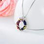 TOUPOP Nurse Gifts for Women s925 Sterling Silver Doctor Nursing Themed Necklace with Crystal Jewelry Gifts for Women Mom Student Doctor Nurse Grateful Birthday Mothers Day