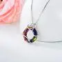 TOUPOP Nurse Gifts for Women s925 Sterling Silver Doctor Nursing Themed Necklace with Crystal Jewelry Gifts for Women Mom Student Doctor Nurse Grateful Birthday Mothers Day