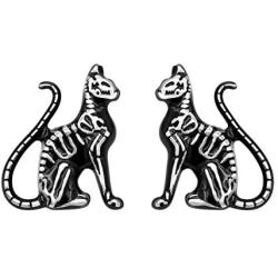 Controse Feral Bones Cat Earrings