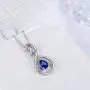 Sterling Silver Blue Sapphire Peridot Ruby Necklace for Mom Wife Birthday Gifts Forever Love Infinity Citrine Pink Tourmaline Jewelry Sterling Silver Blue Sapphire Peridot Ruby Necklace for Mom Wife Birthday Gifts Forever Love Infinity Citrine Pink Tourmaline Jewelry
