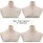 24 Pieces Layered Necklace Multilayer Choker Necklace Tiered Chokers Necklace Charm Pendant Necklace for Women Girls