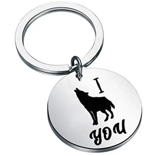 PENQI Wolf Gift Wolves Lover Jewelry Wolf Spirit Keychain Wolf Fans Gift Wolf Girl Gift For Girlfriend Wife Animal Idea PENQI Wolf Gift Wolves Lover Jewelry Wolf Spirit Keychain Wolf Fans Gift Wolf Girl Gift For Girlfriend Wife Animal Idea