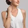 THE PEARL SOURCE 14K Gold 7-7.5mm Round White Akoya Cultured Pearl Necklace, Bracelet & Earrings Set in 17'' Princess Length for Women THE PEARL SOURCE 14K Gold 7-7.5mm Round White Akoya Cultured Pearl Necklace, Bracelet & Earrings Set in 17'' Princess Length for Women