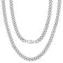 Jewlpire Mens Chain, Gold Chain for Men, Miami Silver Cuban Link Chain Necklace for Men Boys Women, 18K Gold Plated/316L Stainless Steel, 4/6/9mm Width, 18/20/22/24/26/30 Inch Jewlpire Mens Chain, Gold Chain for Men, Miami Silver Cuban Link Chain Necklace for Men Boys Women, 18K Gold Plated/316L Stainless Steel, 4/6/9mm Width, 18/20/22/24/26/30 Inch