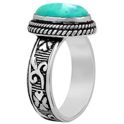 Natural Moonstone Tiger Eye Malachite Solitaire Ring 10x14mm Oval Shape Genuine Gemstone 925 Silver Overlay Handmade Rings