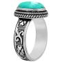 Natural Moonstone Tiger Eye Malachite Solitaire Ring 10x14mm Oval Shape Genuine Gemstone 925 Silver Overlay Handmade Rings