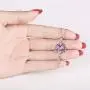 HXZZ Fine Jewelry Gifts for Women Natural Gemstone Pendant Necklace and Ring