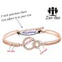 Zuo Bao Memorial Bracelet in Memory of Dad Mom Sympathy Gift Those We Love Dont Go Away They Walk Beside Us Every Day Loss Jewelry for Her